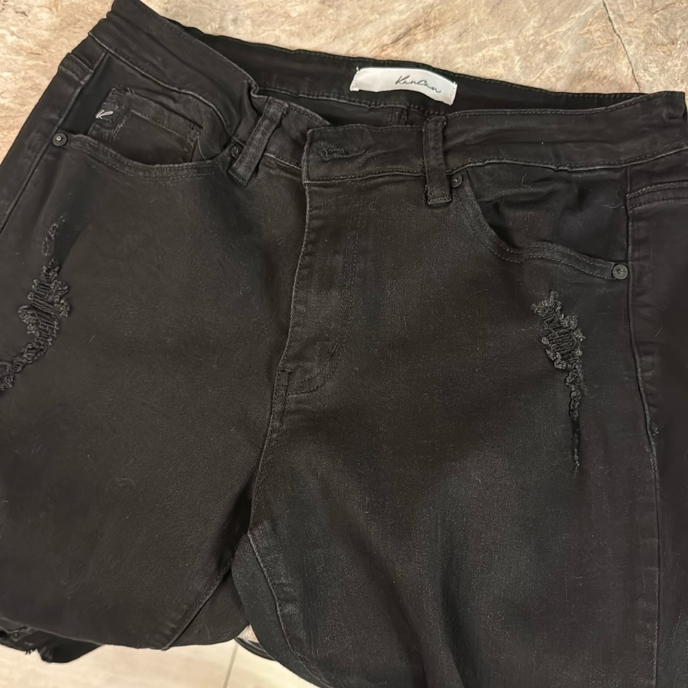 KanCan Black Distressed Skinny Jeans